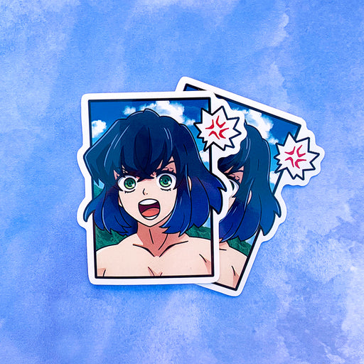 Angry Boar Boy Sticker