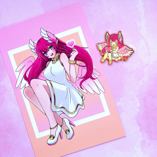 Chibi Valkyrie Girl Pin