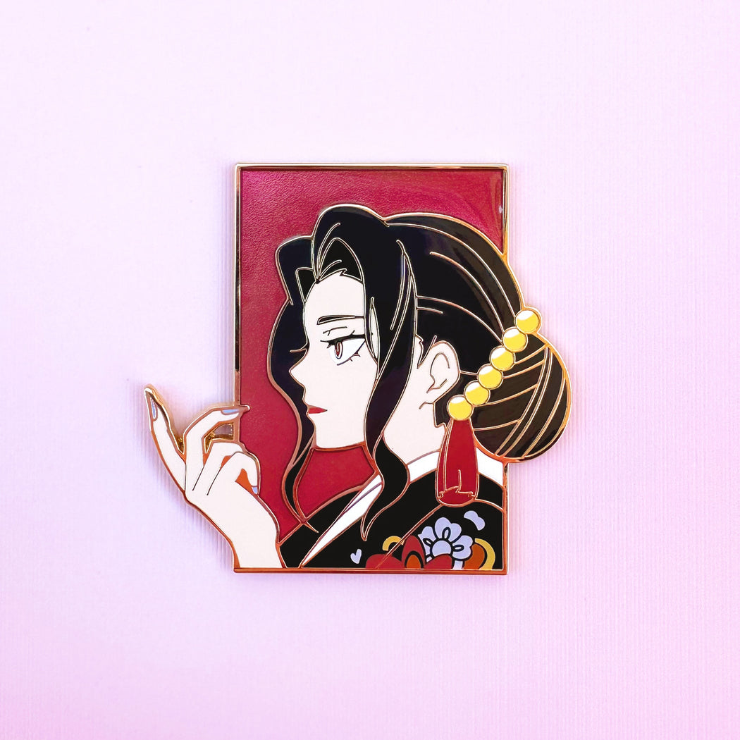 Demon Villian Bust Pin