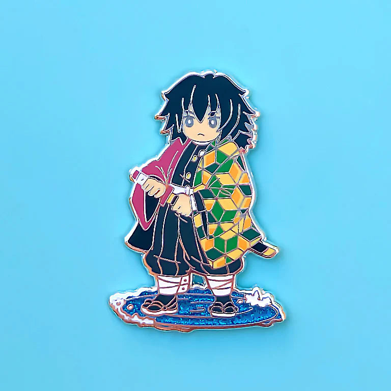 Unimpressed Water Swordsman Pin