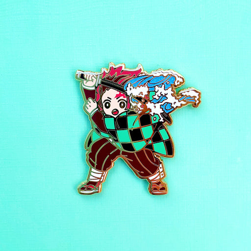 Gold Variant - Boy with Hanafuda Earrings Pin