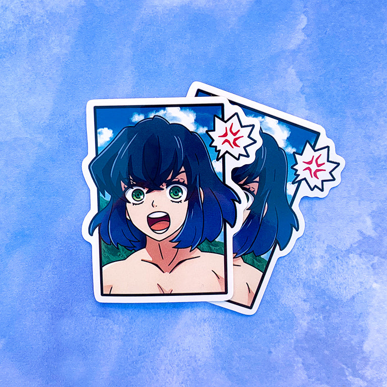 Angry Boar Boy Sticker