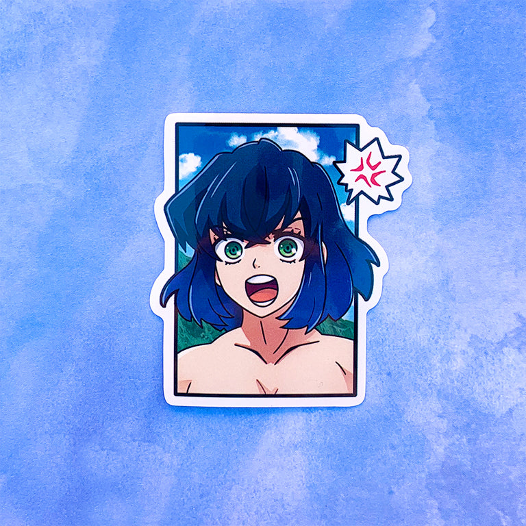 Angry Boar Boy Sticker