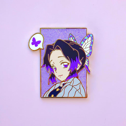 Butterfly Girl Bust Pin