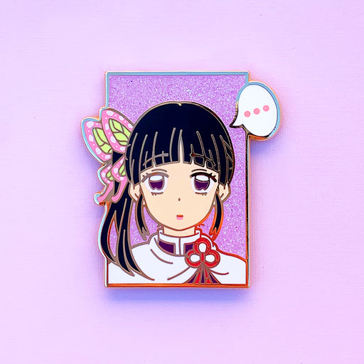 Butterfly Sister Bust Pin