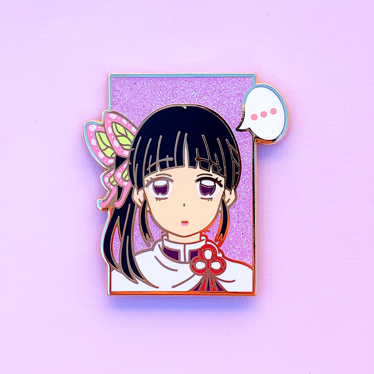 Butterfly Sister Bust Pin