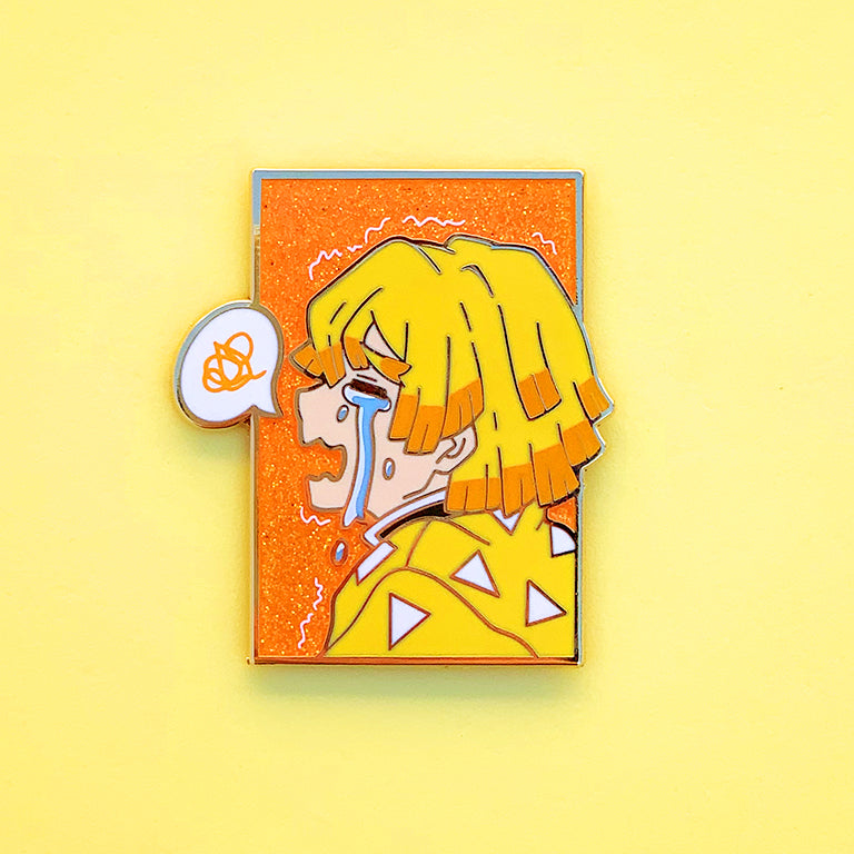 Electric Crybaby Bust Pin