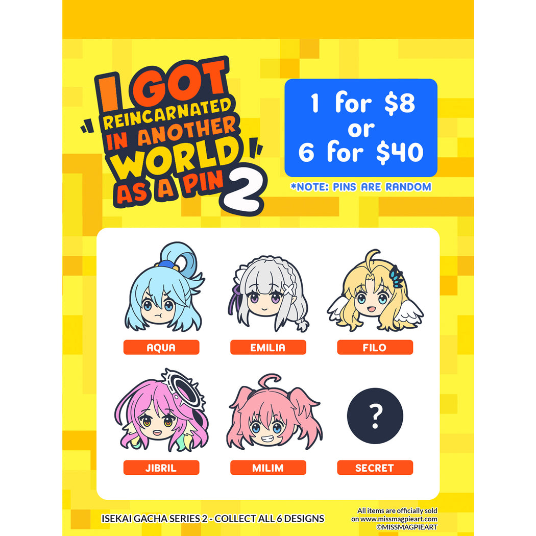 GACHA! Series 2 - Isekai Pins