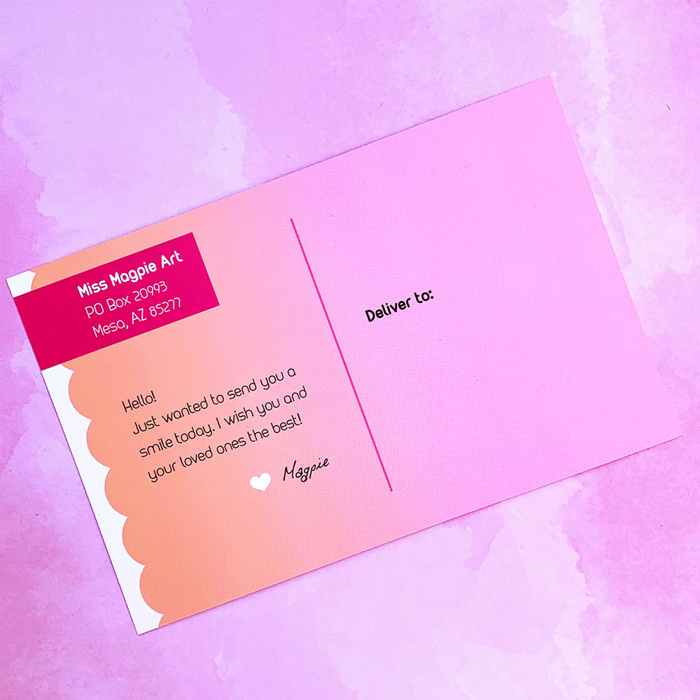 Valkyrie Girl Postcard