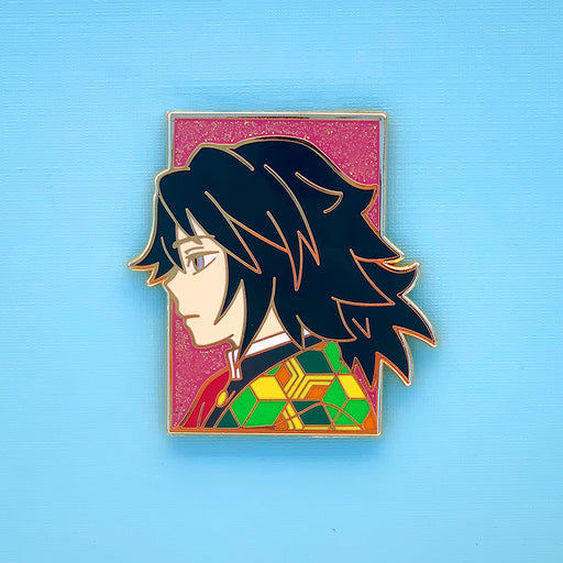 Unimpressed Water Swordsman Bust Pin